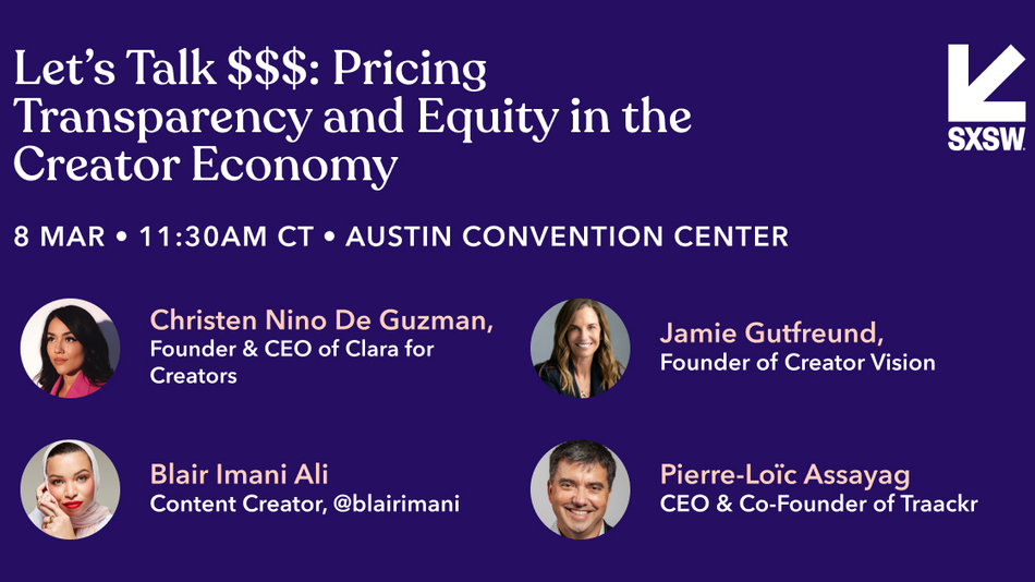 image for <a class="link-primary" href="/2025/events/PP152548">Let’s Talk $$$: Pricing Transparency and Equity in the Creator Economy</a>